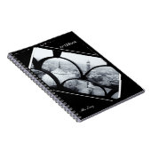 Carnet Mosquée Jama Masjid, Delhi, Inde en BW (Carnet) (Côté Droit)