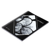 Carnet Mosquée Jama Masjid, Delhi, Inde en BW (Carnet) (Côté gauche)