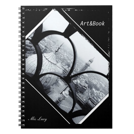 Carnet Mosquée Jama Masjid, Delhi, Inde en BW (Carnet) (Devant)