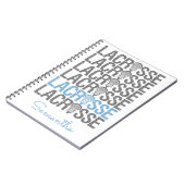 Carnet Mot de crosse en poudre bleu débrayé (Côté gauche)