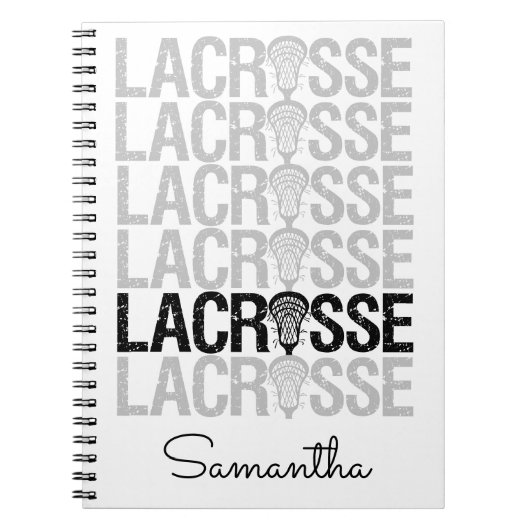 Carnet Mot de crosse noire (Devant)