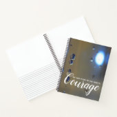 Carnet Mot du courage de l'année 2018 Gouttes d'eau abstr (Intérieur)