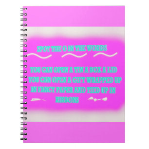 CARNET MOT ÉDUCATIFS CONCEPTION ROSE