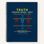 Carnet Mot hébreu Emet (Devant)