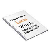 Carnet mot latin (Côté Droit)