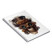 Carnet Moteur de crâne Steampunk (Côté Droit)