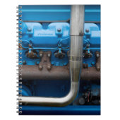 Carnet Moteur Tracteur bleu (Devant)