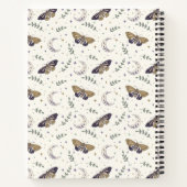 Carnet Moth and Moon Spiral Notebook 8.5"x11" (Dos)