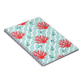 Carnet Motif 1 de corail rouge (Côté Droit)