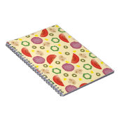 Carnet Motif 2 de pizza (Côté Droit)