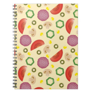 Carnet Motif 2 de pizza