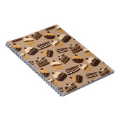 Carnet Motif 3 de chocolat et de pâtisseries (Côté Droit)