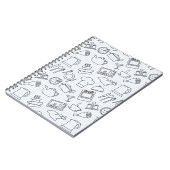 Carnet Motif 4 de cuisine (Côté gauche)