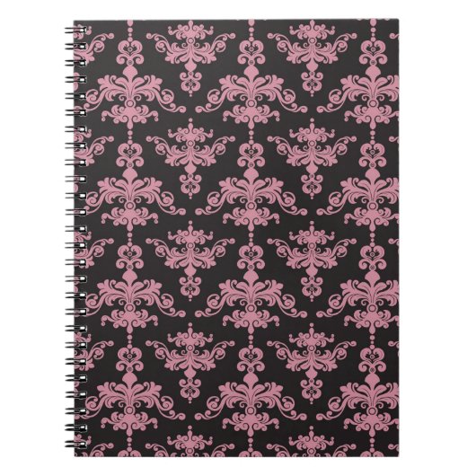 Carnet Motif 5 de damassé (Devant)