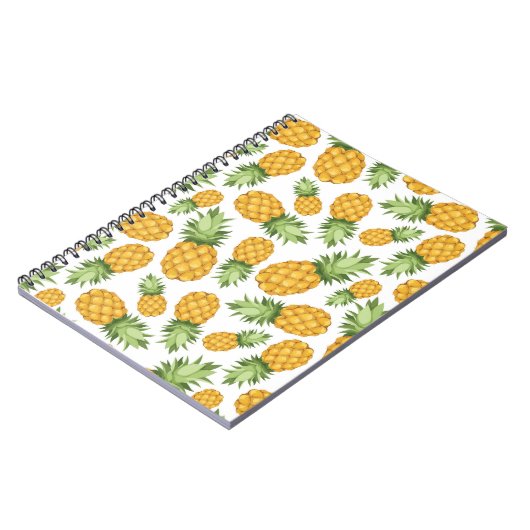Carnet Motif à ananas (Côté gauche)