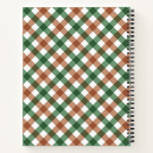 Carnet Motif à carreaux (Dos)