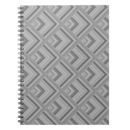 Carnet Motif à échelle grise (Devant)