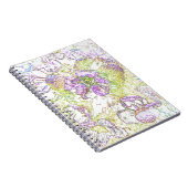 Carnet motif à fleurs peintes (Côté Droit)