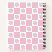 Carnet Motif à fleurs roses (Dos)
