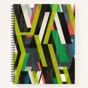 Carnet Motif à flux de suspension diagonal