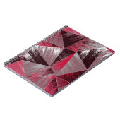 Carnet Motif à grunge polygonale avec triangles. (Côté gauche)