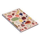Carnet Motif à main de fruits (Côté Droit)