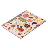Carnet Motif à main de fruits (Côté gauche)
