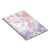 Carnet Motif à points rose clair (Côté Droit)