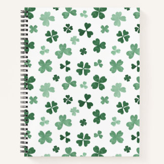 Carnet Motif à quatre feuilles Lucky