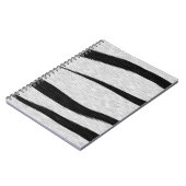 Carnet Motif à rayures de tigre. (Côté gauche)