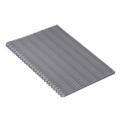 Carnet Motif à rayures grises verticales (Côté Droit)