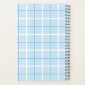 Carnet Motif à rayures verticales de couleur douce et des (Verso)