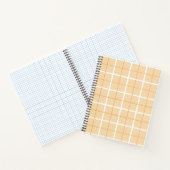 Carnet Motif à rayures verticales de couleur douce et des (Intérieur)