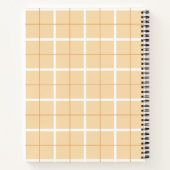 Carnet Motif à rayures verticales de couleur douce et des (Dos)