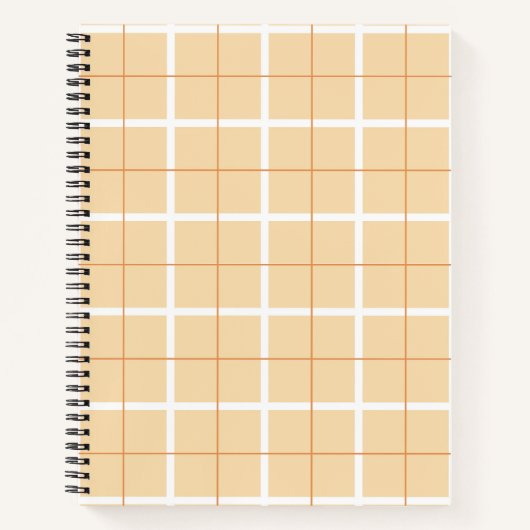 Carnet Motif à rayures verticales de couleur douce et des (Devant)