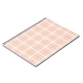 Carnet Motif à rayures verticales de couleur douce et des (Côté gauche)