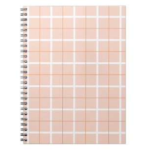 Carnet Motif à rayures verticales de couleur douce et des