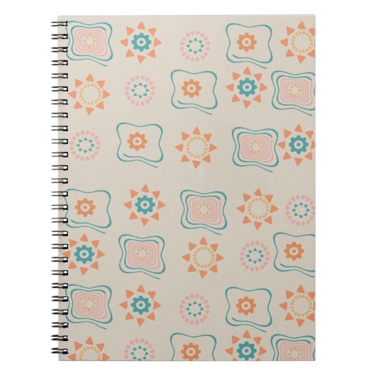 Carnet Motif Abstrait (Devant)