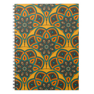 Carnet motif Abstrait à l'échelle de mandala sans soudure