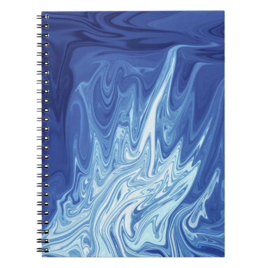 Carnet Motif abstrait aquarelle (Devant)