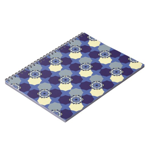 Carnet motif Abstrait avec élément arabe classique (Côté gauche)