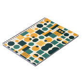 Carnet Motif abstrait Bauhaus (Côté gauche)