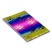 Carnet Motif Abstrait coloré (Côté Droit)