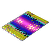 Carnet Motif Abstrait coloré (Côté gauche)