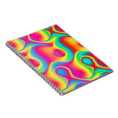 Carnet Motif abstrait coloré, conception véritablement (Côté Droit)