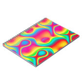 Carnet Motif abstrait coloré, conception véritablement (Côté gauche)