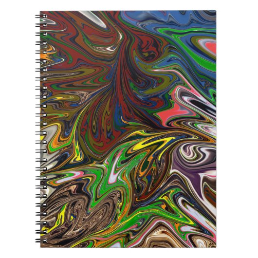 Carnet motif abstrait cool (Devant)