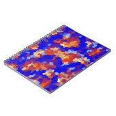 Carnet Motif Abstrait Crystal (Côté gauche)