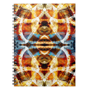 Carnet Motif abstrait de graffiti grunge