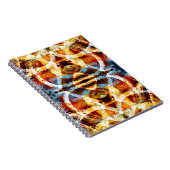 Carnet Motif abstrait de graffiti grunge (Côté Droit)